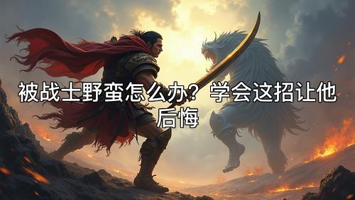 被战士野蛮怎么办？学会这招让他后悔