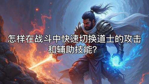 怎样在战斗中快速切换道士的攻击和辅助技能？