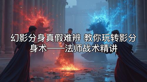 幻影分身真假难辨 教你玩转影分身术——法师战术精讲
