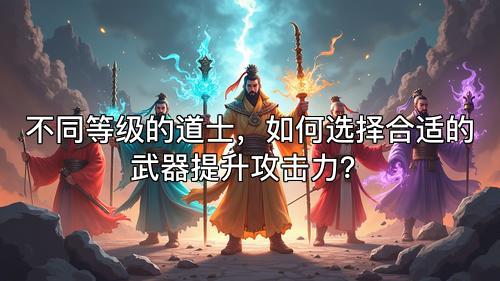 不同等级的道士，如何选择合适的武器提升攻击力？