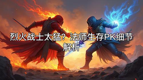 烈火战士太猛？法师生存PK细节解析
