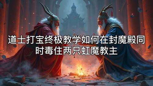 道士打宝终极教学如何在封魔殿同时毒住两只虹魔教主