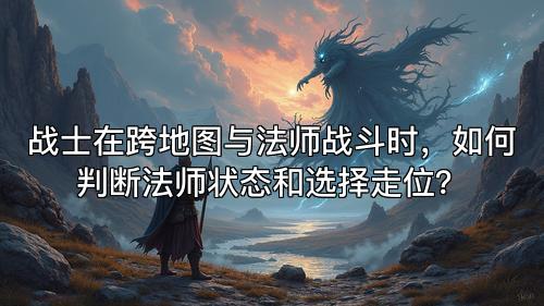 战士在跨地图与法师战斗时，如何判断法师状态和选择走位？