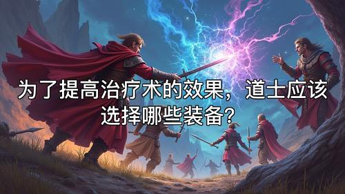为了提高治疗术的效果，道士应该选择哪些装备？