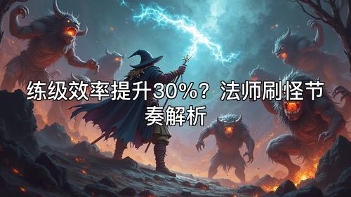 练级效率提升30%？法师刷怪节奏解析