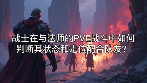 战士在与法师的PVE战斗中如何判断其状态和走位配合队友？