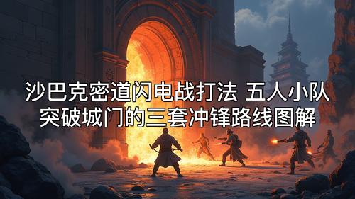 沙巴克密道闪电战打法 五人小队突破城门的三套冲锋路线图解