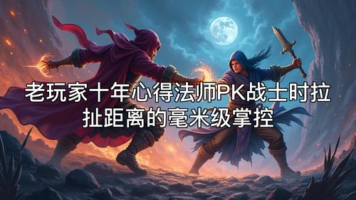 老玩家十年心得法师PK战士时拉扯距离的毫米级掌控 老玩家十年心得法师PK战士时拉扯距离的毫米级掌控