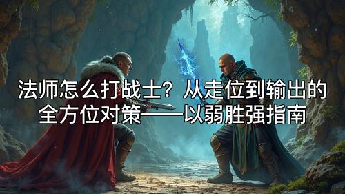 法师怎么打战士？从走位到输出的全方位对策——以弱胜强指南