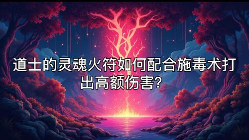 道士的灵魂火符如何配合施毒术打出高额伤害？