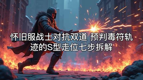 怀旧服战士对抗双道 预判毒符轨迹的S型走位七步拆解