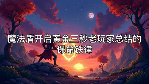 魔法盾开启黄金三秒老玩家总结的保命铁律