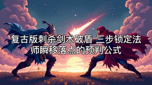 复古版刺杀剑术破盾 三步锁定法师瞬移落点的预判公式