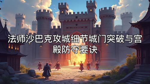 法师沙巴克攻城细节城门突破与宫殿防守要诀