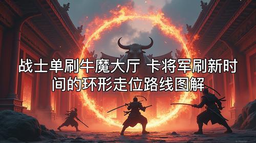 战士单刷牛魔大厅 卡将军刷新时间的环形走位路线图解