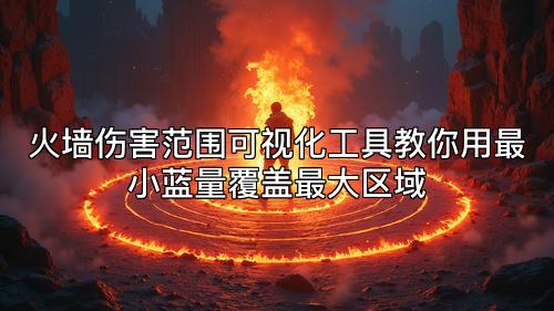 火墙伤害范围可视化工具教你用最小蓝量覆盖最大区域