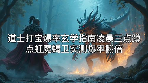 道士打宝爆率玄学指南凌晨三点蹲点虹魔蝎卫实测爆率翻倍