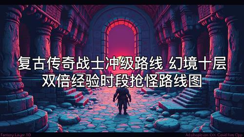 复古传奇战士冲级路线 幻境十层双倍经验时段抢怪路线图  第1张