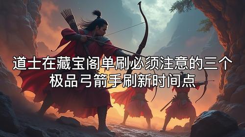 道士在藏宝阁单刷必须注意的三个极品弓箭手刷新时间点
