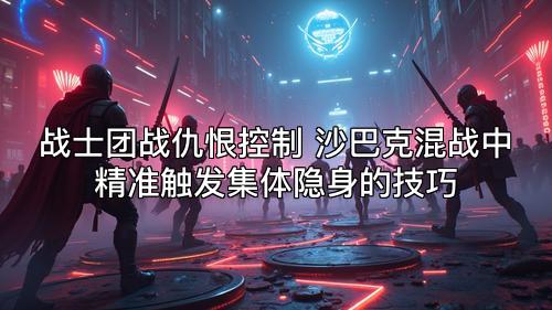 战士团战仇恨控制 沙巴克混战中精准触发集体隐身的技巧