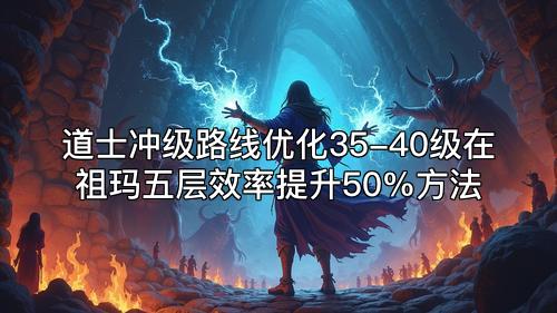 道士冲级路线优化35-40级在祖玛五层效率提升50%方法