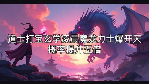 道士打宝玄学凌晨魔龙力士爆开天概率提升五倍