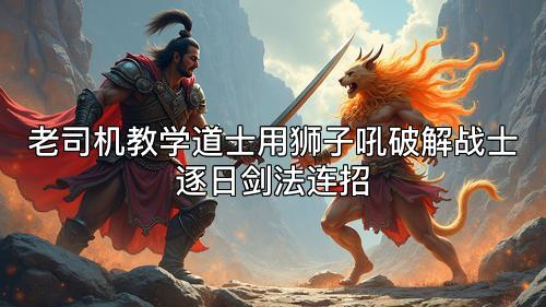 老司机教学道士用狮子吼破解战士逐日剑法连招