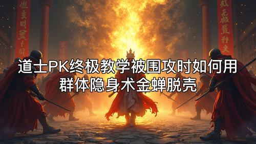 道士PK终极教学被围攻时如何用群体隐身术金蝉脱壳