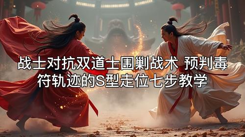 战士对抗双道士围剿战术 预判毒符轨迹的S型走位七步教学