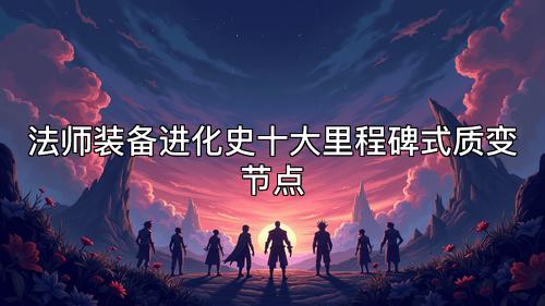 法师装备进化史十大里程碑式质变节点