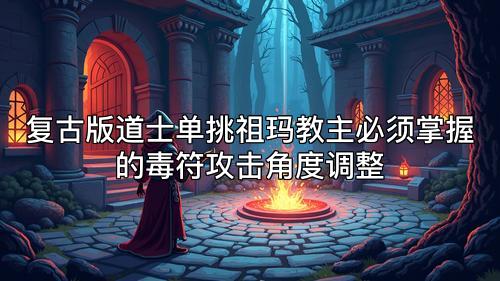 复古版道士单挑祖玛教主必须掌握的毒符攻击角度调整