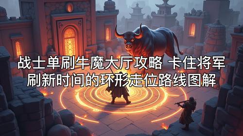 战士单刷牛魔大厅攻略 卡住将军刷新时间的环形走位路线图解