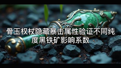 骨玉权杖隐藏暴击属性验证不同纯度黑铁矿影响系数 骨玉权杖隐藏暴击属性验证不同纯度黑铁矿影响系数