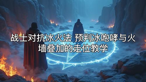 战士对抗冰火法 预判冰咆哮与火墙叠加的走位教学