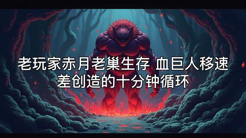 老玩家赤月老巢生存 血巨人移速差创造的十分钟循环