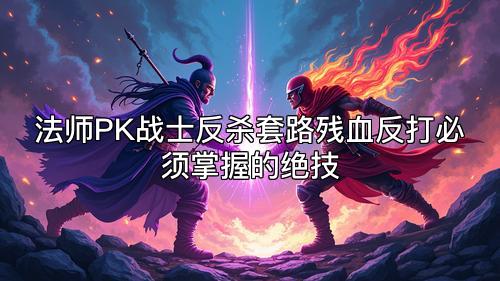 法师PK战士反杀套路残血反打必须掌握的绝技 法师PK战士反杀套路残血反打必须掌握的绝技