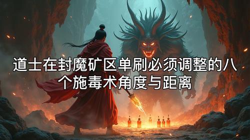 道士在封魔矿区单刷必须调整的八个施毒术角度与距离