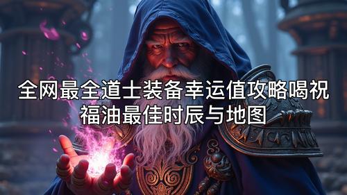全网最全道士装备幸运值攻略喝祝福油最佳时辰与地图