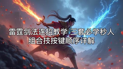 雷霆剑法连招教学 三套必学秒人组合技按键顺序详解