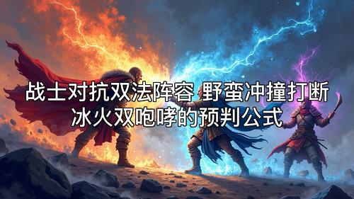 战士对抗双法阵容 野蛮冲撞打断冰火双咆哮的预判公式 战士对抗双法阵容 野蛮冲撞打断冰火双咆哮的预判公式