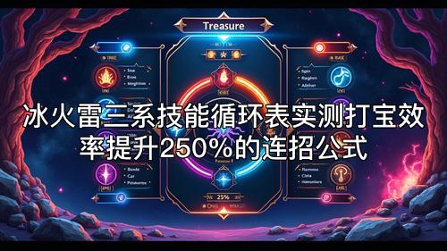 冰火雷三系技能循环表实测打宝效率提升250%的连招公式
