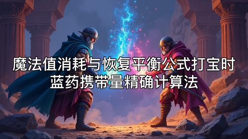 魔法值消耗与恢复平衡公式打宝时蓝药携带量精确计算法