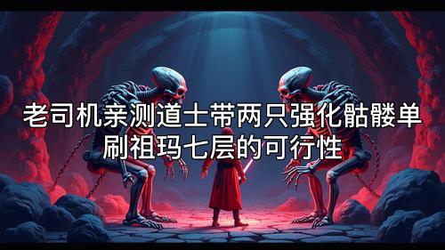 老司机亲测道士带两只强化骷髅单刷祖玛七层的可行性