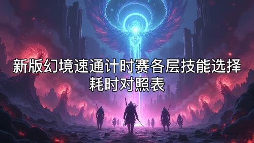 新版幻境速通计时赛各层技能选择耗时对照表