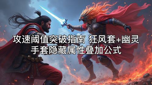 攻速阈值突破指南 狂风套+幽灵手套隐藏属性叠加公式