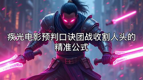 疾光电影预判口诀团战收割人头的精准公式