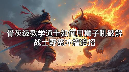 骨灰级教学道士如何用狮子吼破解战士野蛮冲撞连招