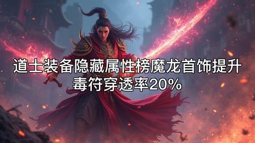 道士装备隐藏属性榜魔龙首饰提升毒符穿透率20% 道士装备隐藏属性榜魔龙首饰提升毒符穿透率20%