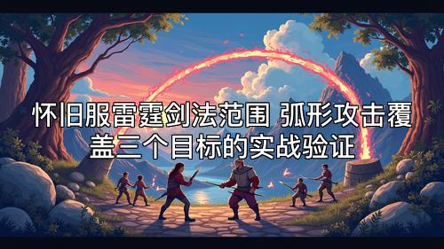 怀旧服雷霆剑法范围 弧形攻击覆盖三个目标的实战验证 怀旧服雷霆剑法范围 弧形攻击覆盖三个目标的实战验证