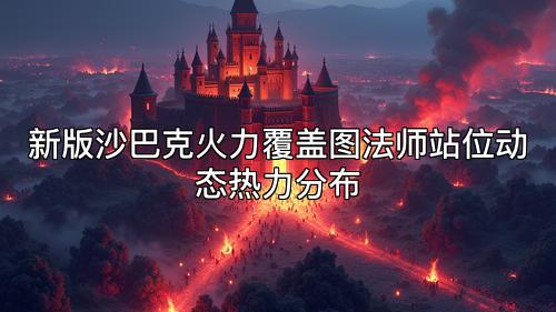 新版沙巴克火力覆盖图法师站位动态热力分布